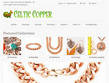 Tablet Screenshot of celticcopper.com